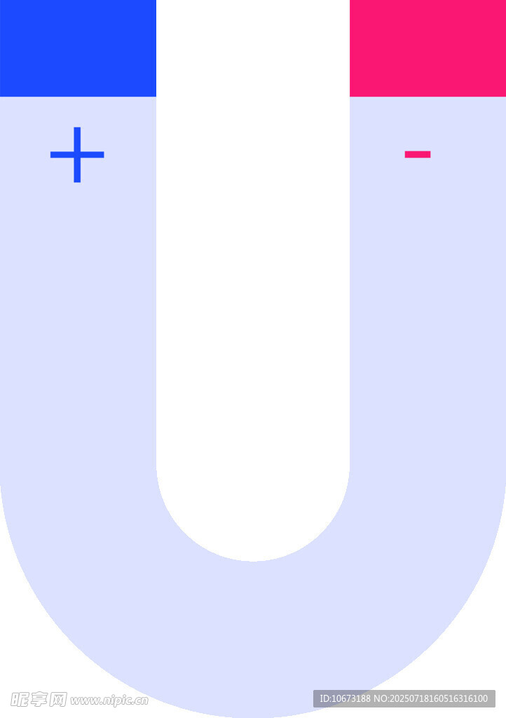 U型磁铁图标