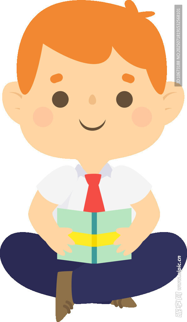 男孩开心捧礼物