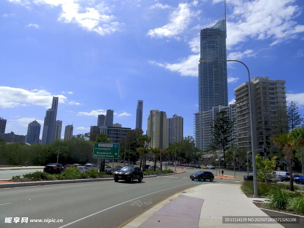 黄金海岸城市风景