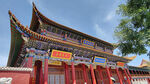 中式古建筑大门鸠摩罗什寺