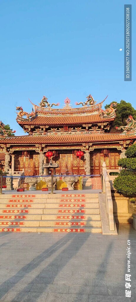 中式古建筑庙宇景观