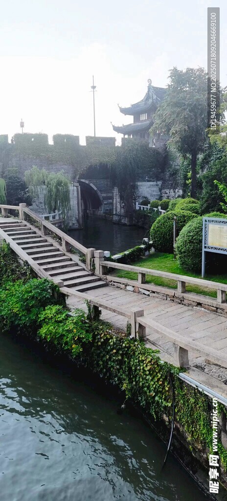 江南水乡石桥风景