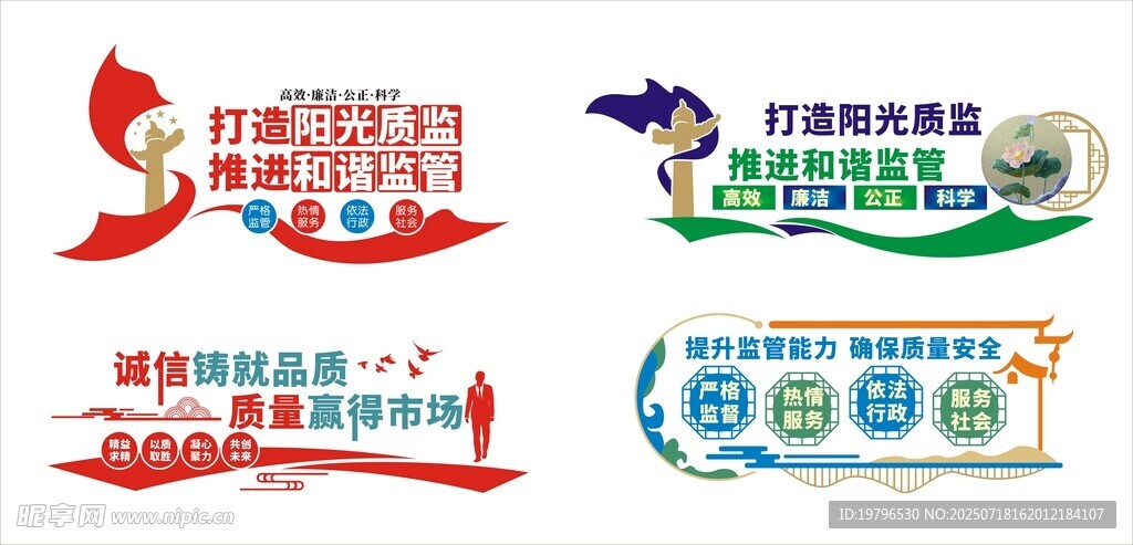 全国质量月文化墙
