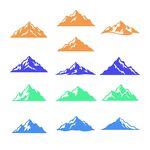 山峰图标