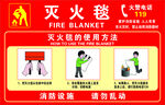 灭火毯的使用方法