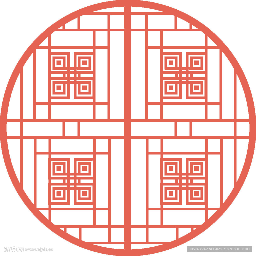 中式传统图案  