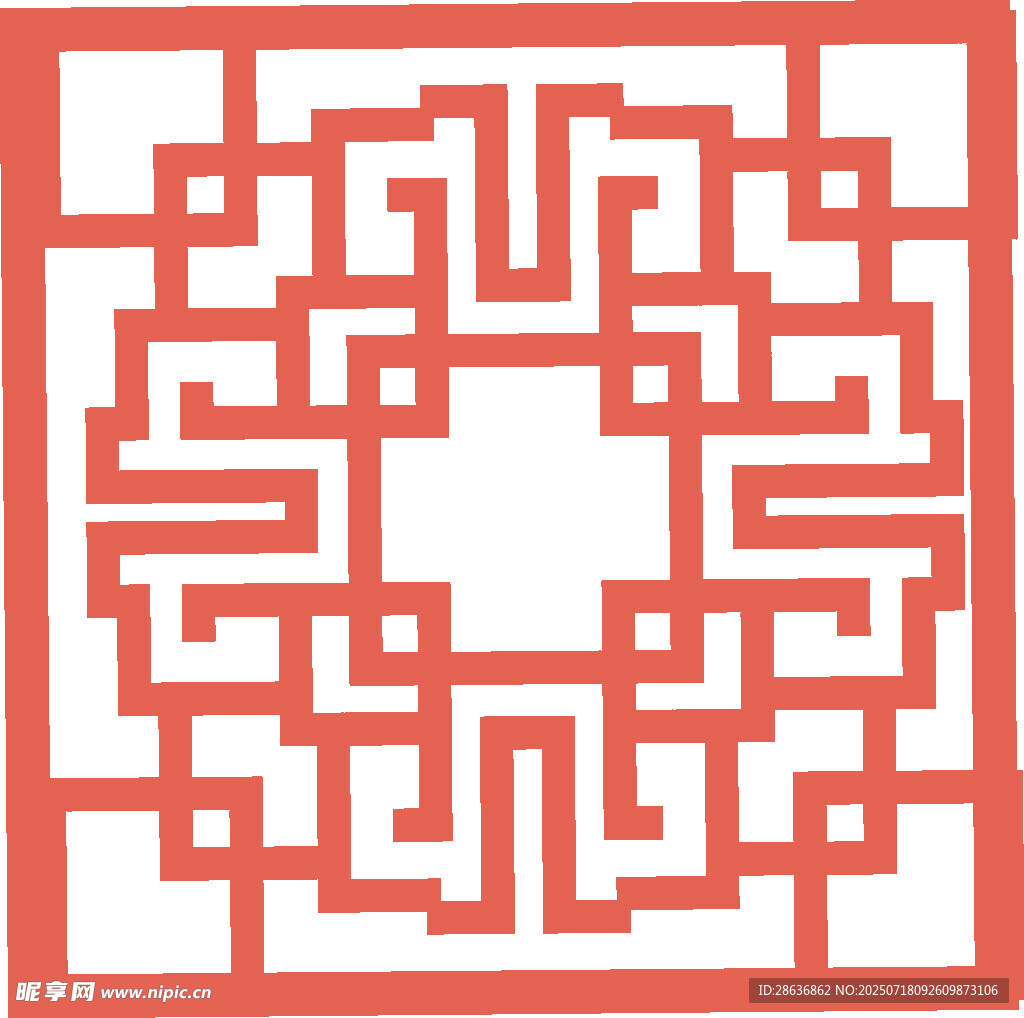 中式传统图案  