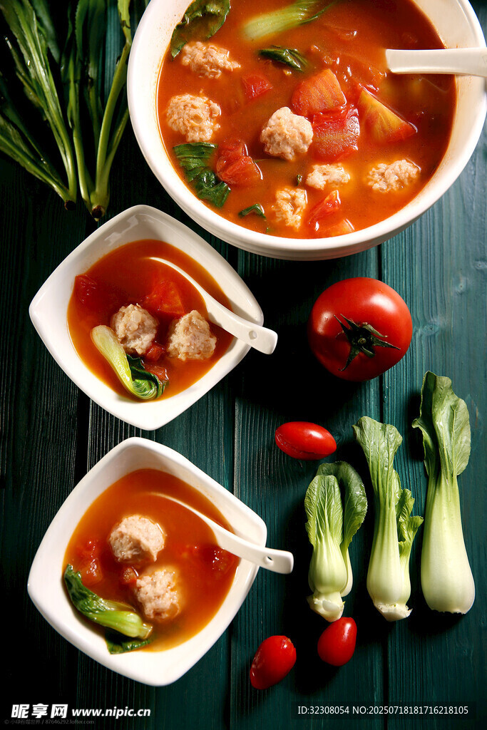 美味番茄肉丸汤 