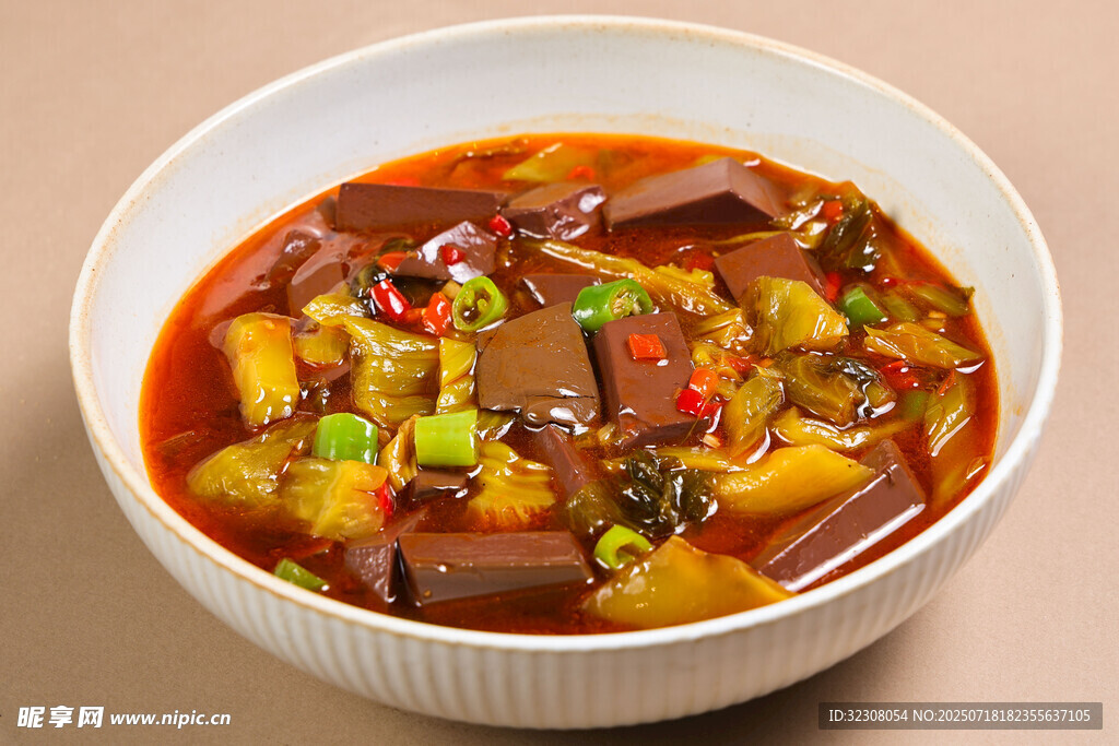 香辣鸭血豆腐煲