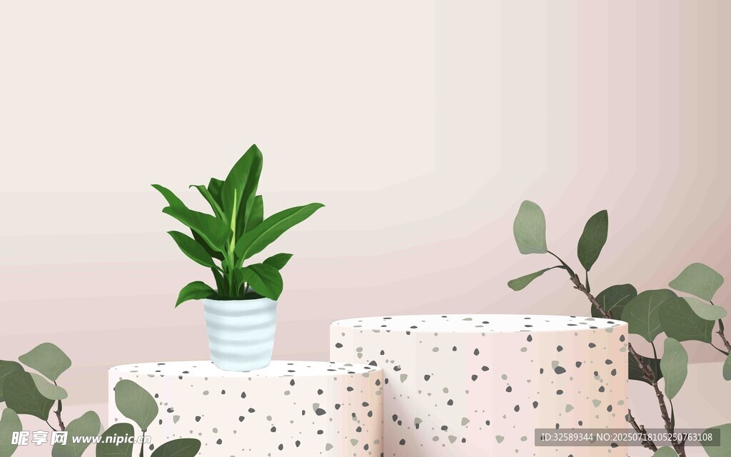 室内绿植装饰场景