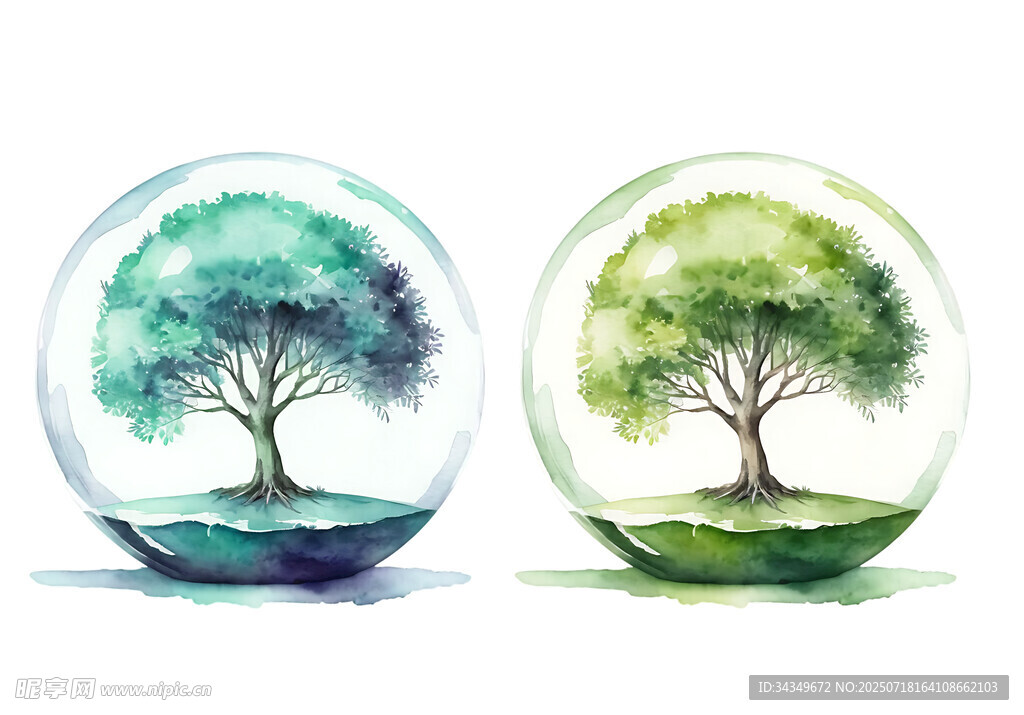 梦幻树插图