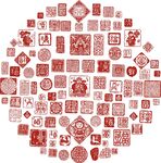 各种各样古代印章  现代印章 