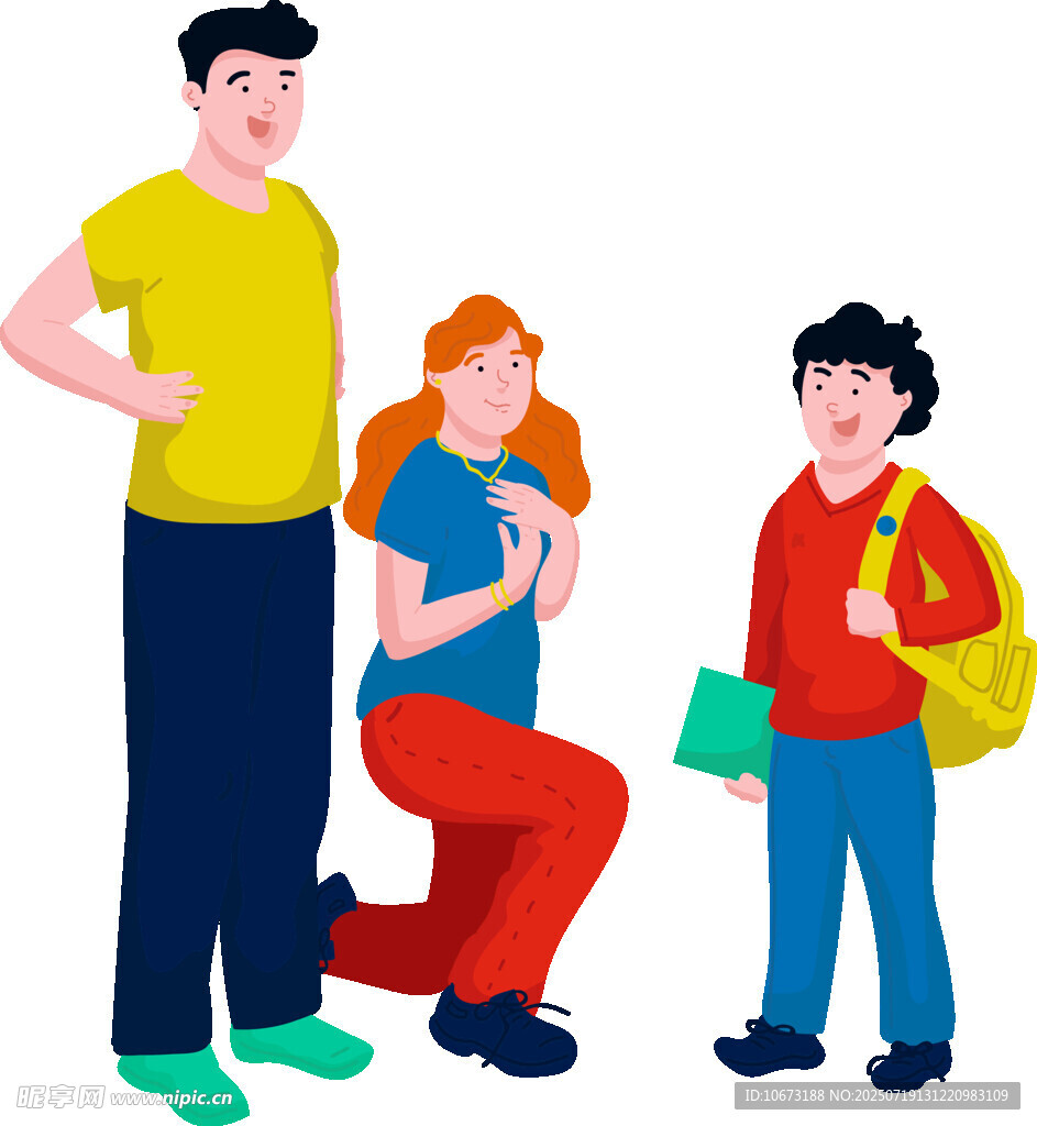 校园中的师生与同学身影