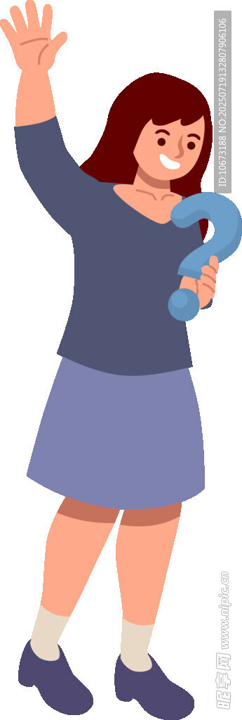 女孩举臂抱玩偶
