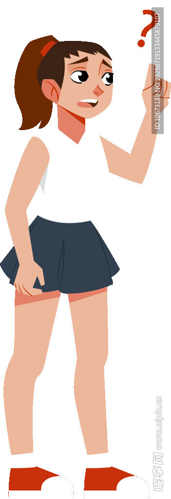 思考的女孩