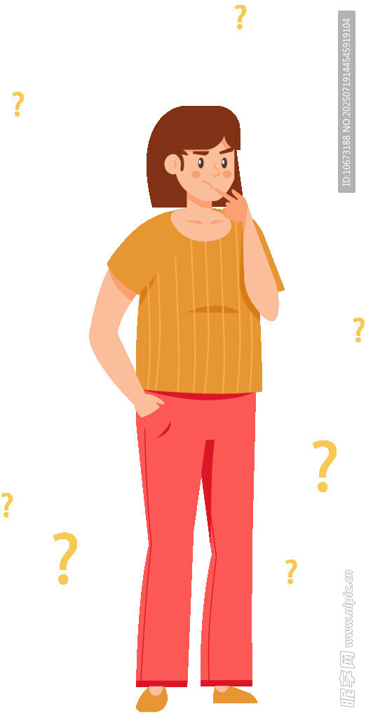 思考的女性