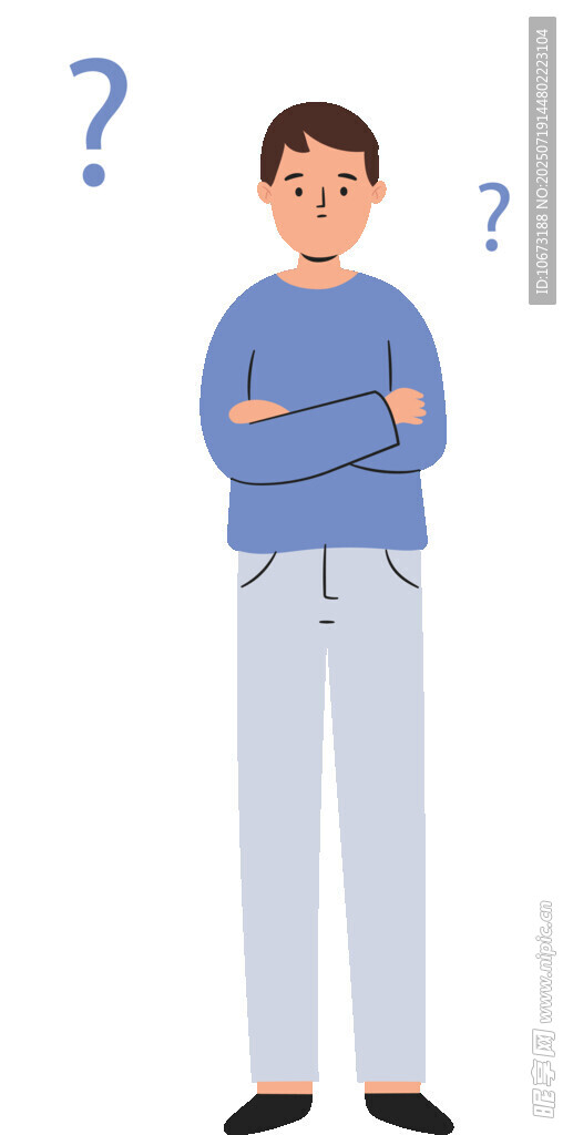 思考的男子
