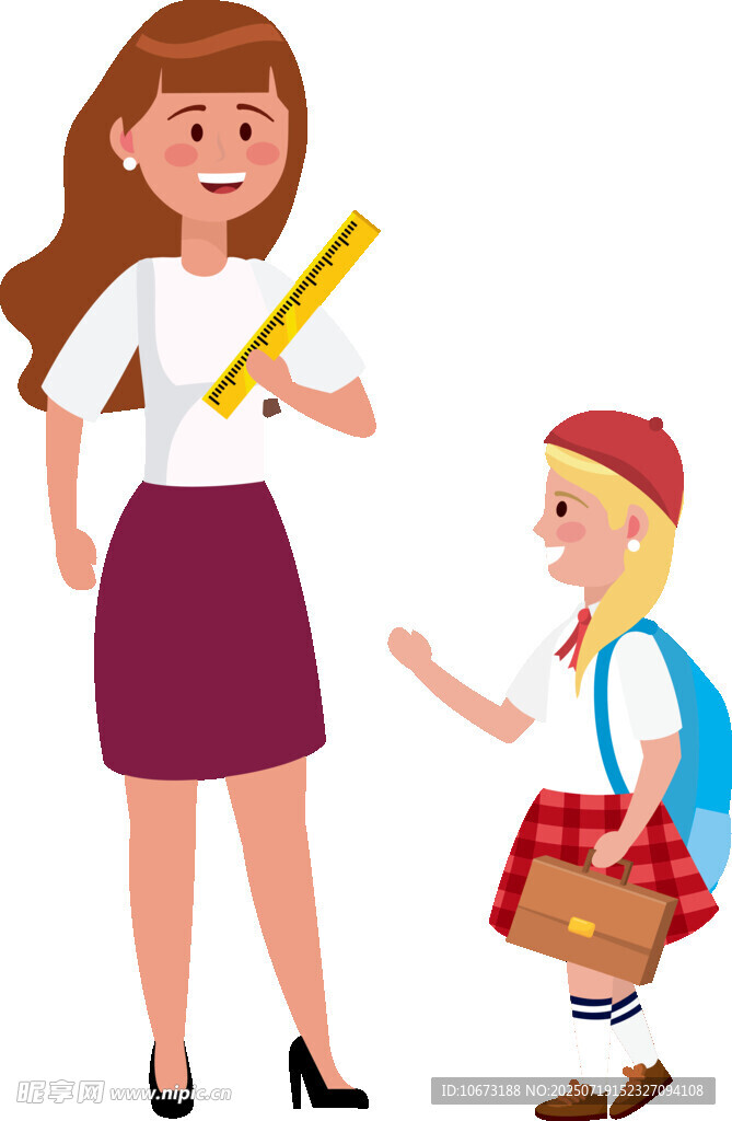 老师与学生的温馨互动
