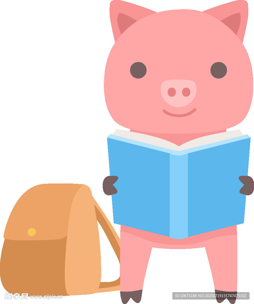 小猪读书上学啦