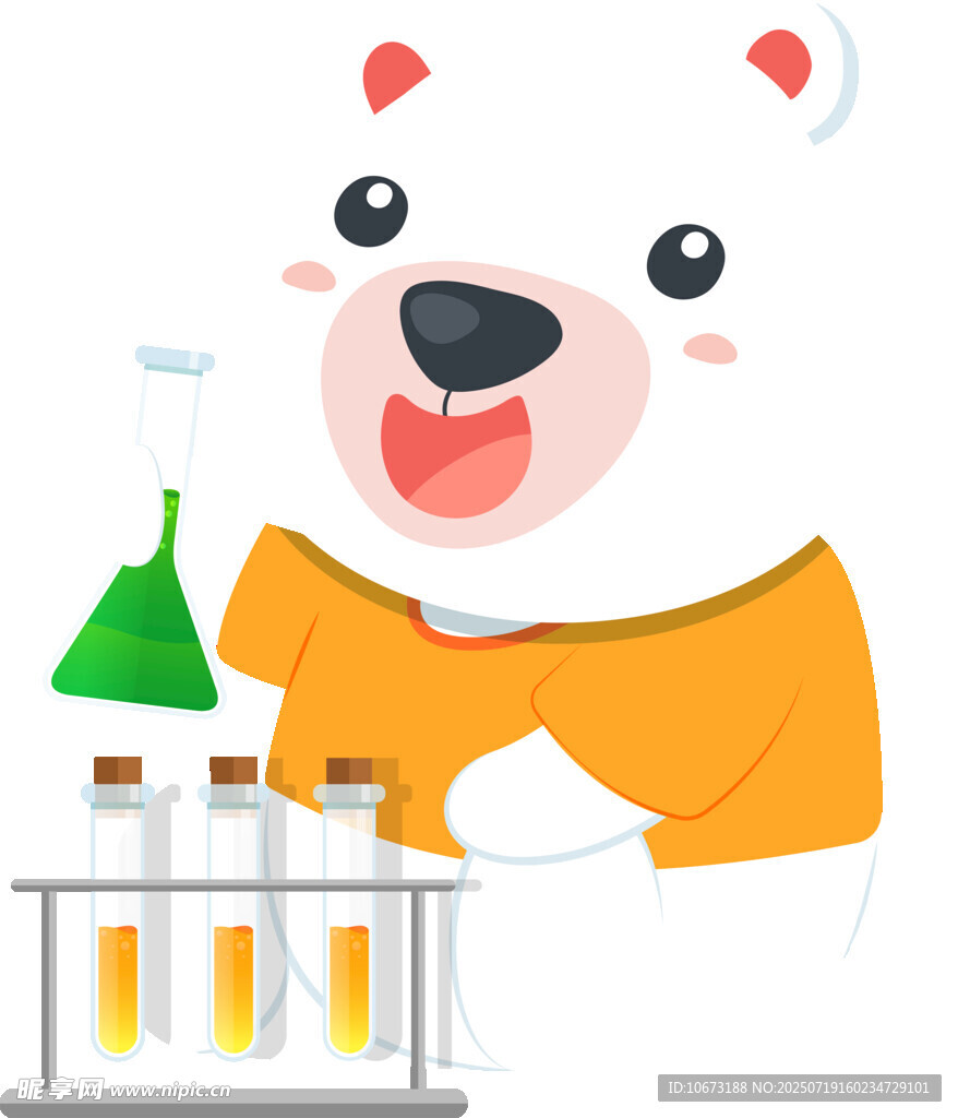 北极熊科学家做实验