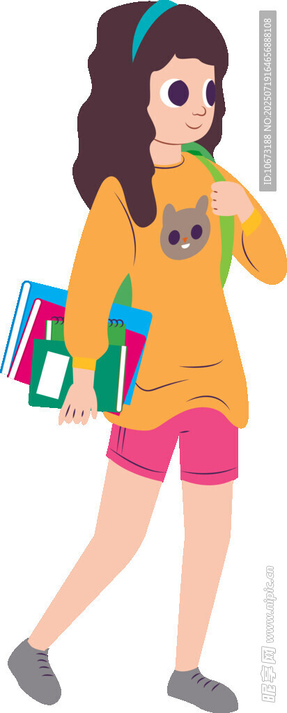 女孩拎购物袋开心购物