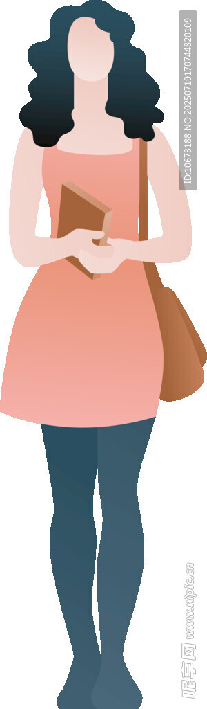 时尚女子手提包优雅造型