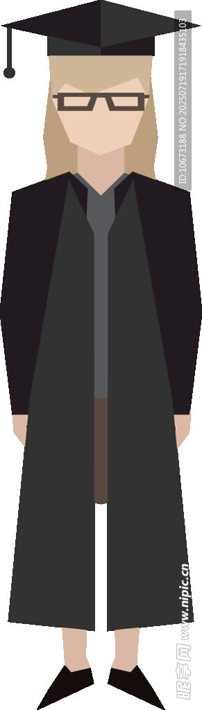 毕业女生形象