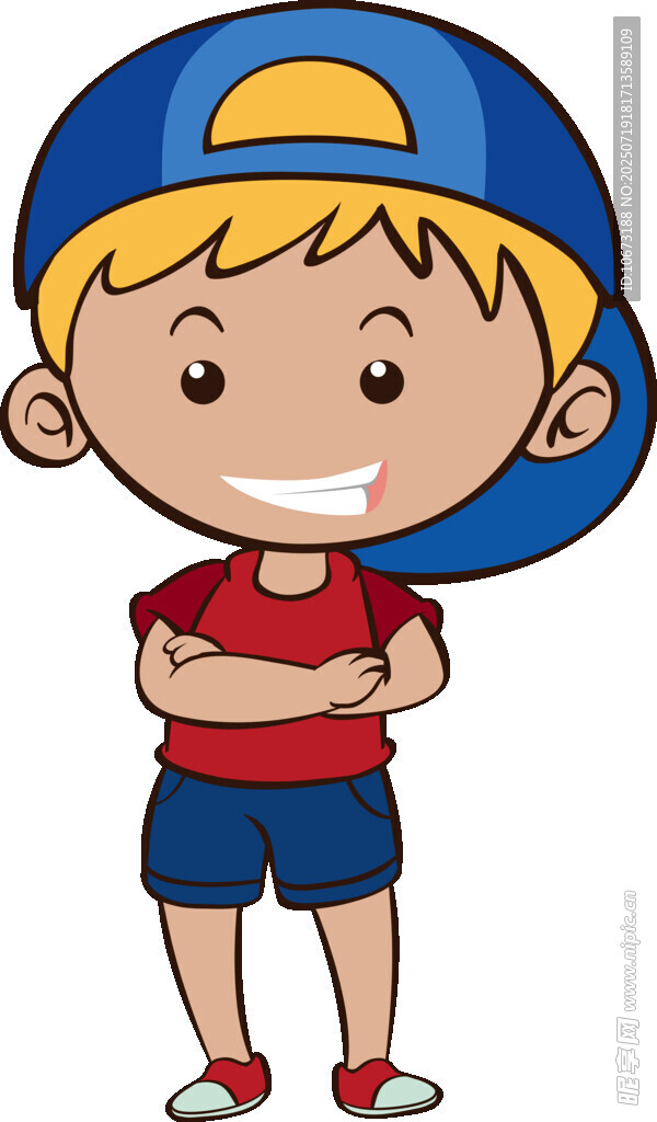 戴帽小男孩