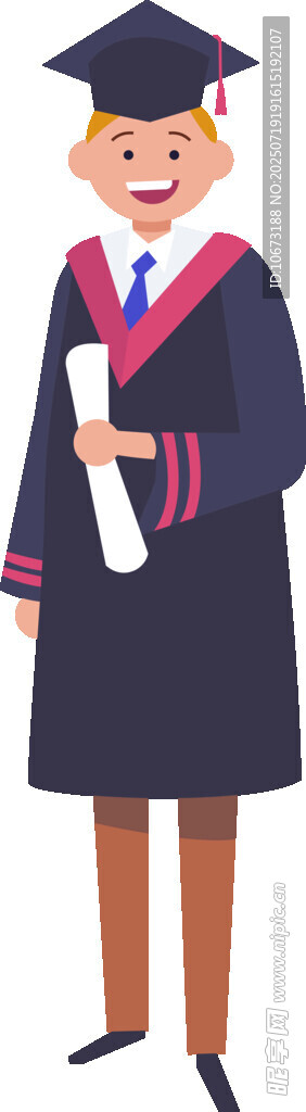 两位毕业学士的风采