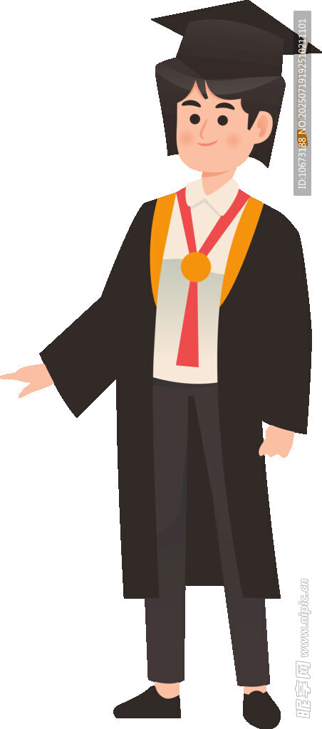 毕业学士形象展示