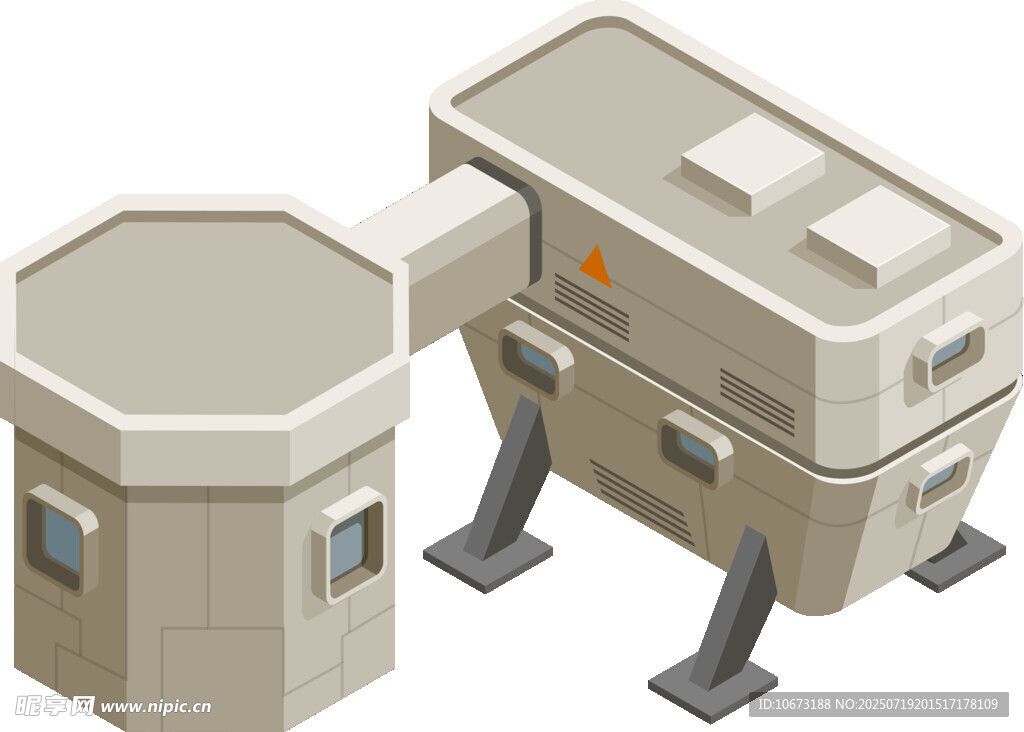 科幻风格建筑模型
