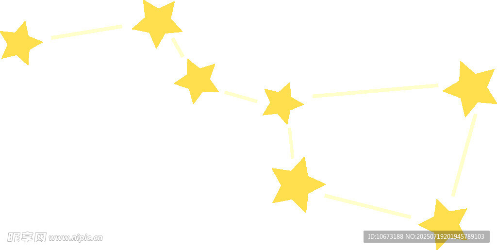 星星连线图案