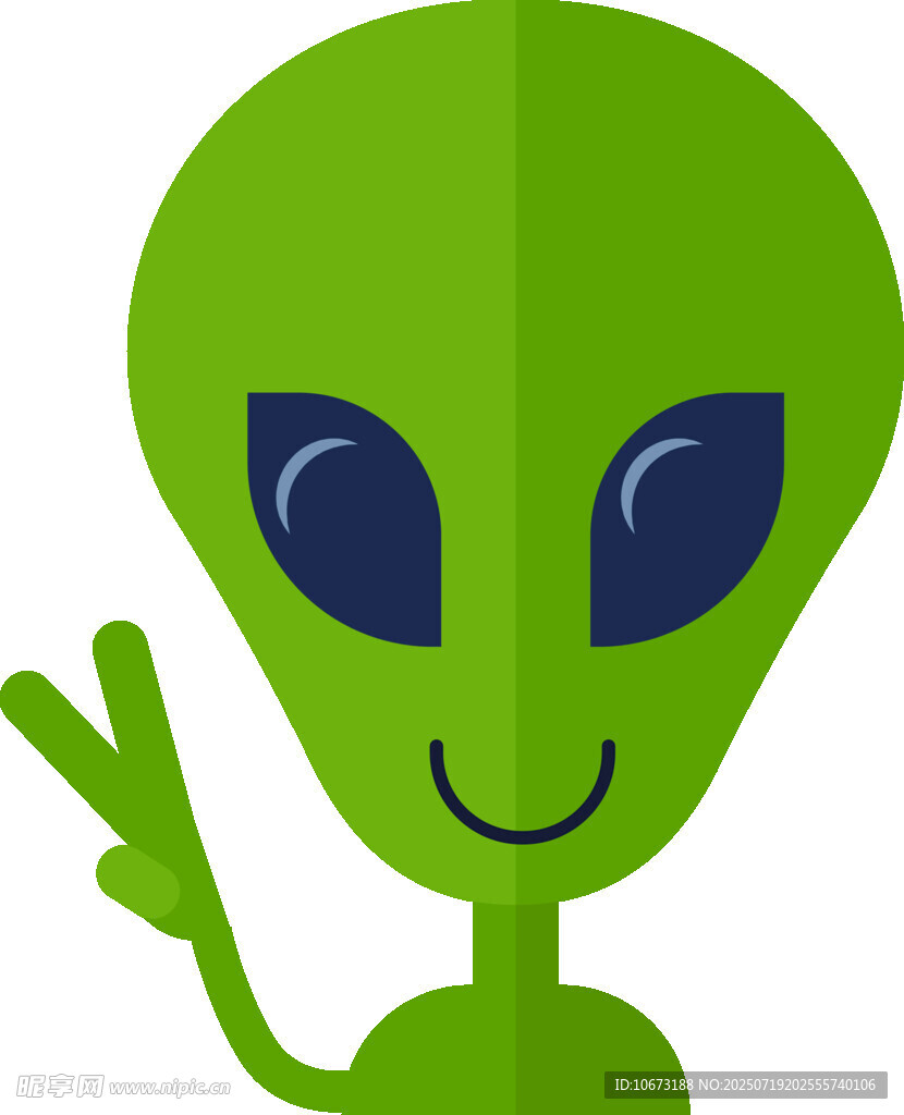 可爱外星生物比耶