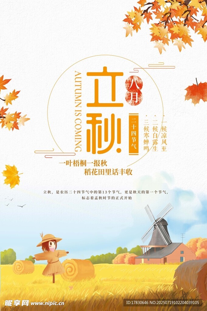 立秋时节田园美景