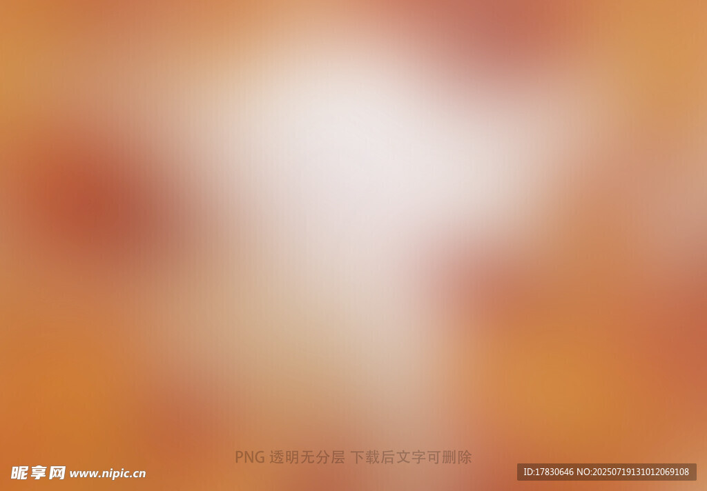 模糊橙色调背景画面