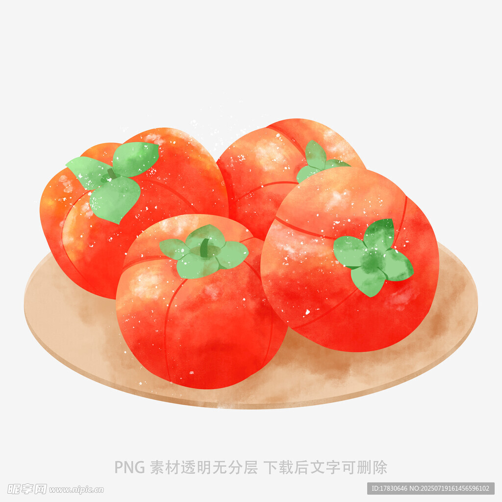 木盘上的新鲜番茄