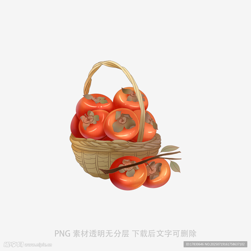 装满番茄的编织篮