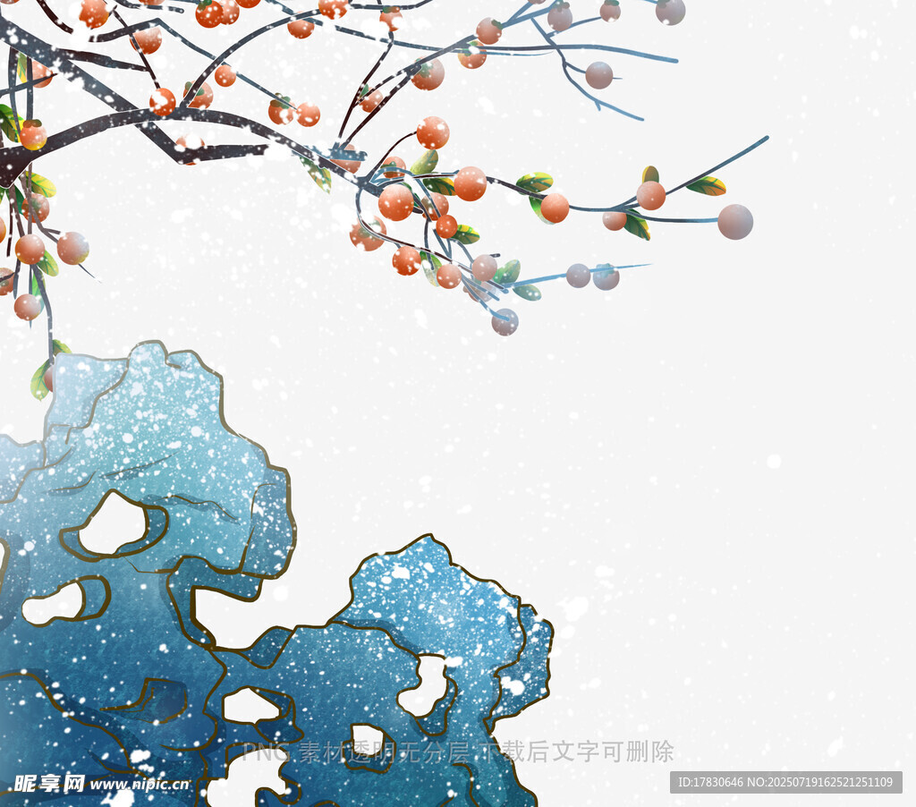 中式雪景梅花窗棂之美
