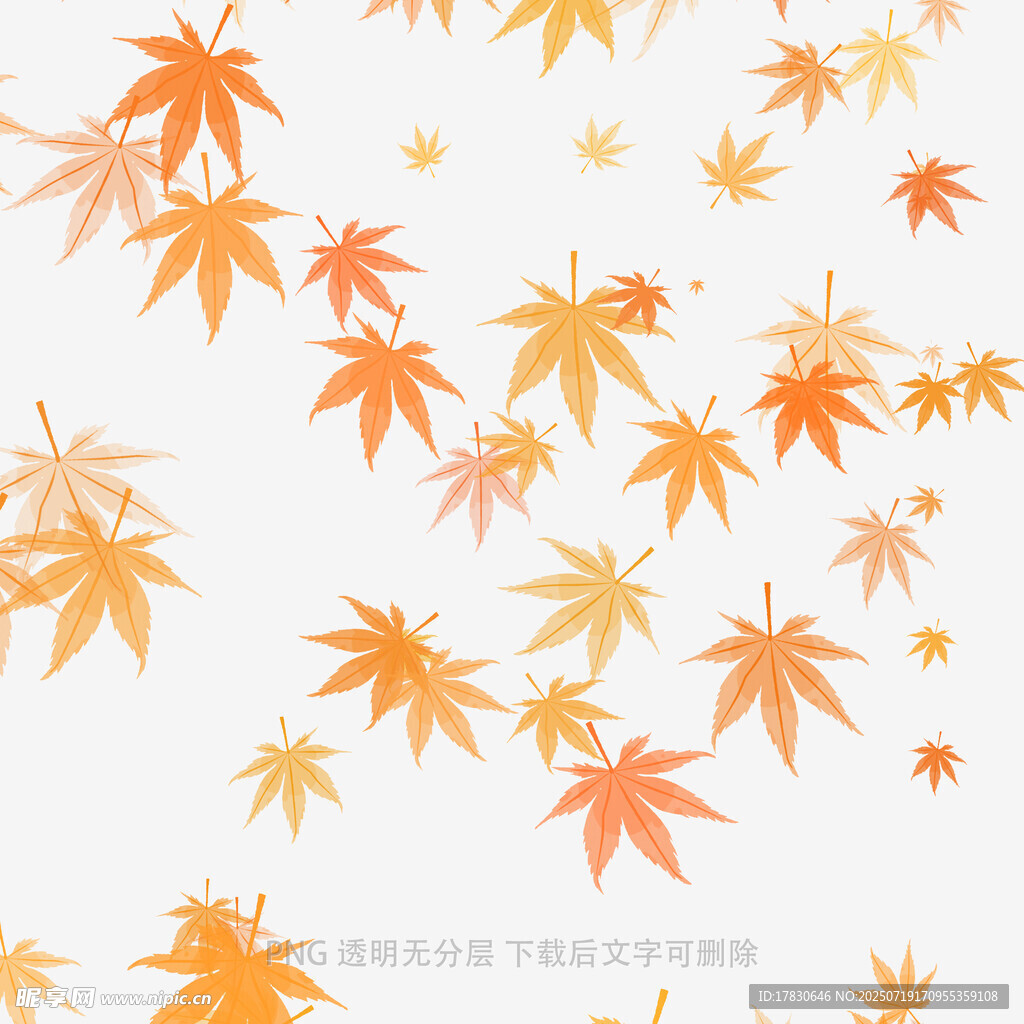 秋日枫叶背景图
