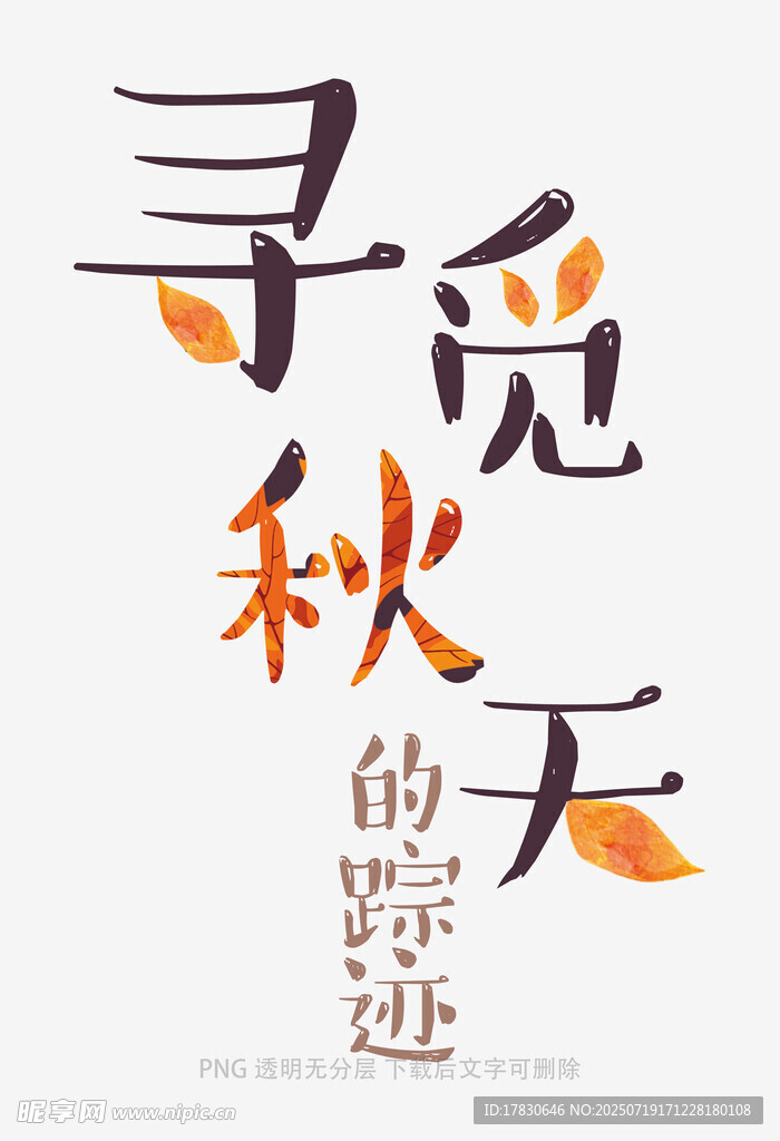 寻觅秋天的踪迹
