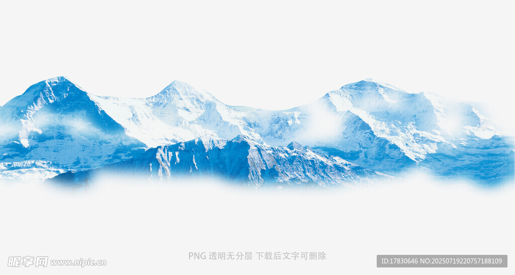 壮丽雪山景观