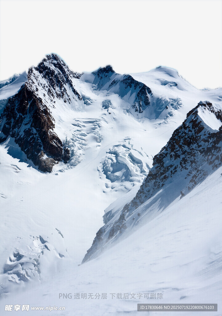 壮丽雪山景观