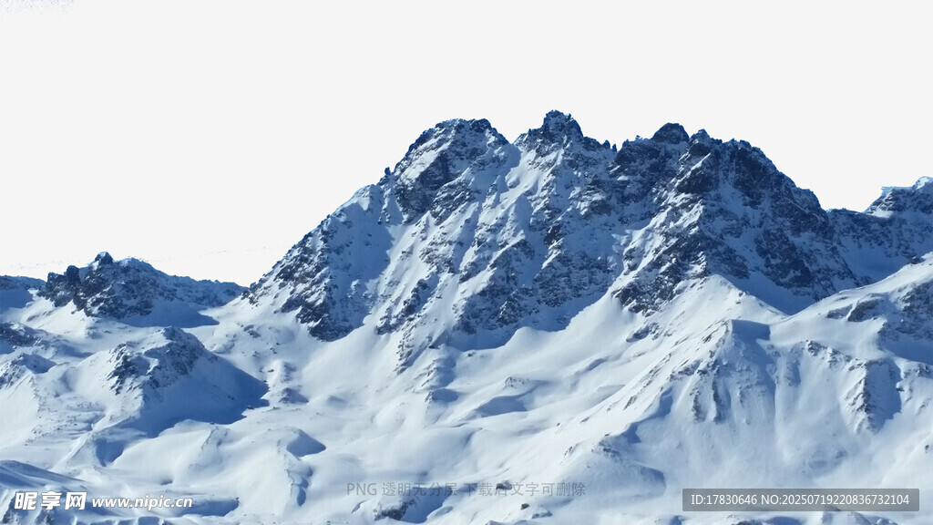 巍峨雪山壮丽景致