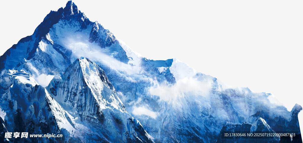 巍峨雪山壮丽美景