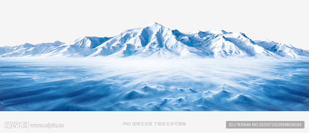 壮丽雪山景观