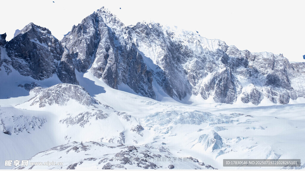 壮丽雪山景观