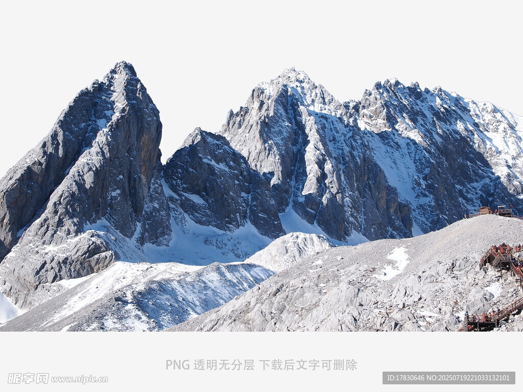 巍峨雪山壮丽景致