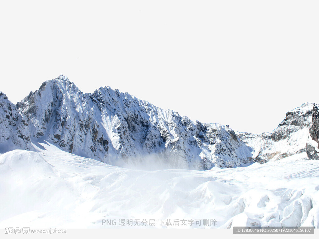 壮丽雪山景观