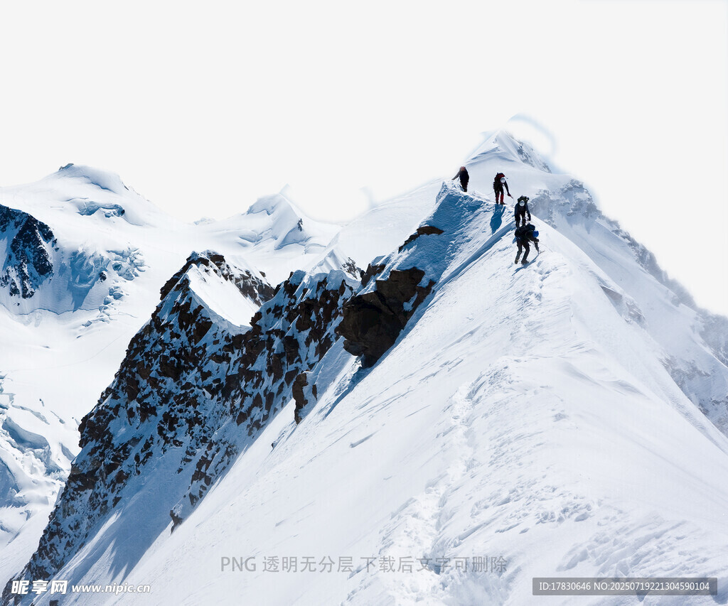 攀登雪山的勇者