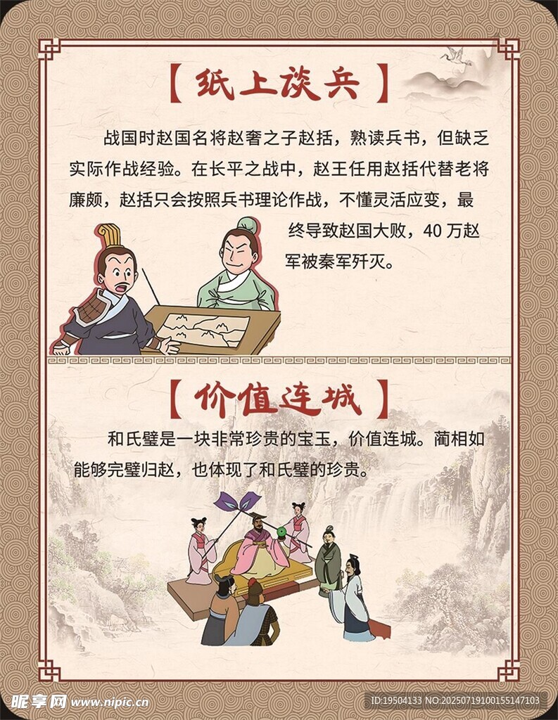 纸上谈兵   成语故事  典故